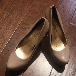 Jessica Simpson Tan Heels